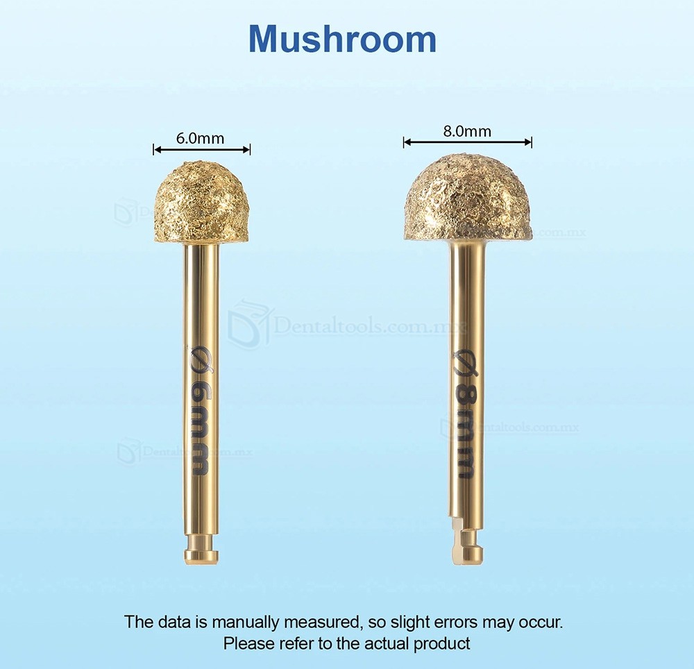 Set de 6 Piezas Kit de Fresas con Recubrimiento de Diamante para Elevaci&oacute;n Sinusal Externa